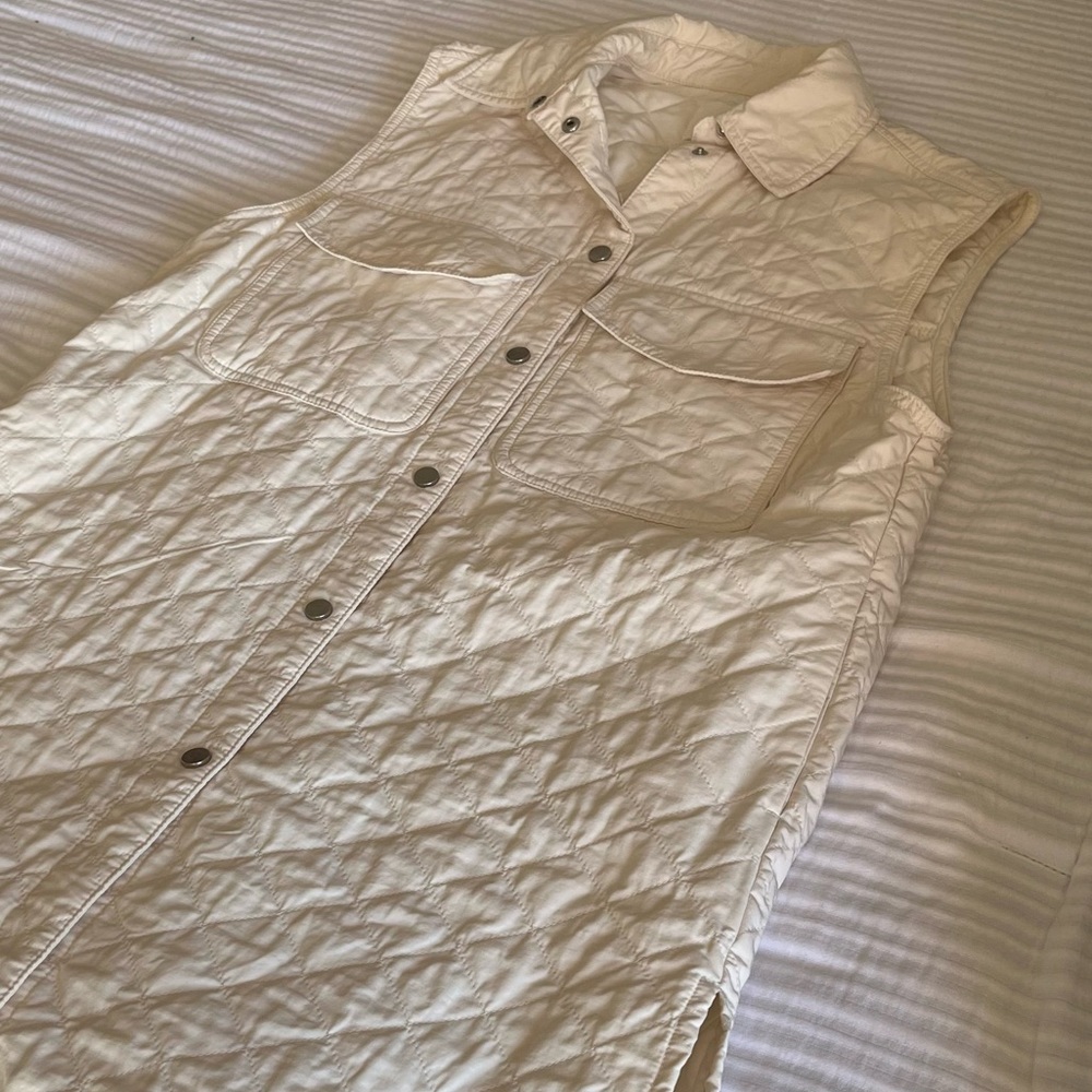 Long Quilted Vest / Gilet
